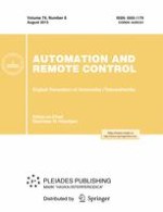 Automation and Remote Control 8/2013