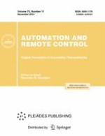 Automation and Remote Control 11/2014