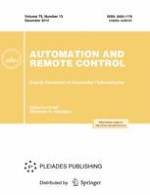 Automation and Remote Control 12/2014
