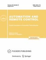 Automation and Remote Control 8/2014