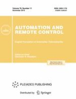 Automation and Remote Control 11/2015