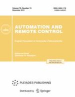 Automation and Remote Control 12/2015