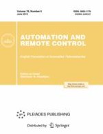 Automation and Remote Control 6/2015