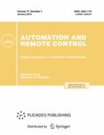 Automation and Remote Control 1/2016