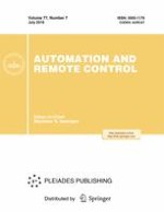 Automation and Remote Control 7/2016