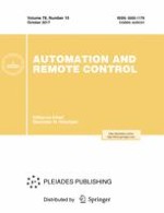 Automation and Remote Control 10/2017