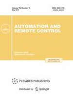 Automation and Remote Control 5/2017