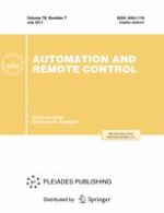 Automation and Remote Control 7/2017