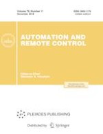 Automation and Remote Control 11/2018