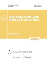 Automation and Remote Control 4/2019