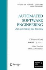 Automated Software Engineering 2/2012
