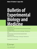Bulletin of Experimental Biology and Medicine 4/2022