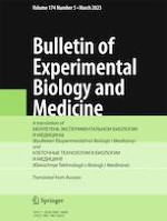 Bulletin of Experimental Biology and Medicine 5/2023