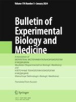 Bulletin of Experimental Biology and Medicine 3/2024