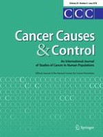 Cancer Causes & Control 6/2018