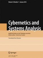 Cybernetics and Systems Analysis 1/2016