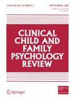 Clinical Child and Family Psychology Review 3/2007