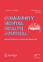 Community Mental Health Journal 1/2007