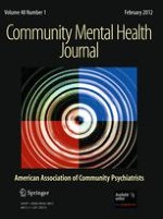 Community Mental Health Journal 1/2012