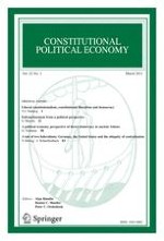 Constitutional Political Economy 1/2011