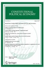 Constitutional Political Economy 1/2017