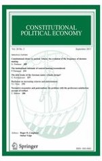 Constitutional Political Economy 3/2017