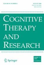 Cognitive Therapy and Research 4/2006