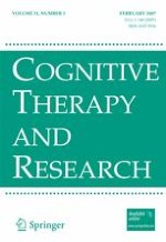 Cognitive Therapy and Research 1/2007