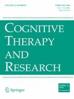 Cognitive Therapy and Research 1/2008