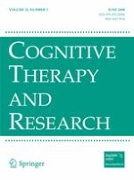 Cognitive Therapy and Research 3/2008