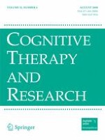 Cognitive Therapy and Research 4/2008