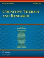 Cognitive Therapy and Research 6/2015