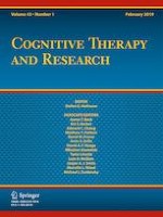 Cognitive Therapy and Research 1/2019