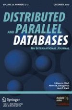 Distributed and Parallel Databases 2-3/2010