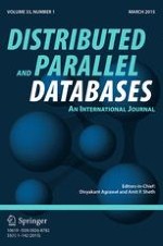 Distributed and Parallel Databases 1/2015