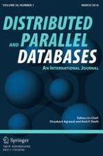 Distributed and Parallel Databases 1/2016