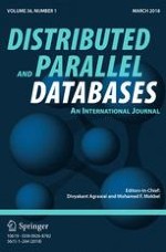 Distributed and Parallel Databases 1/2018