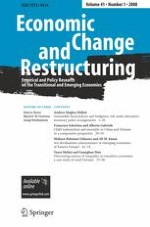 Economic Change and Restructuring 1/2008