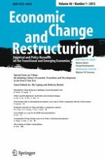 Economic Change and Restructuring 1/2013