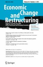 Economic Change and Restructuring 2/2013
