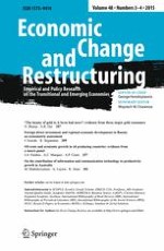 Economic Change and Restructuring 3-4/2015