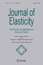 Journal of Elasticity 1-2/2015