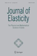 Journal of Elasticity 1/2019