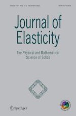 Journal of Elasticity 1-2/2021