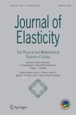Journal of Elasticity 1-4/2023