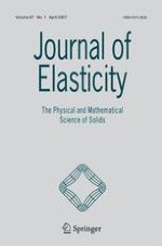 Journal of Elasticity 1/2007