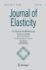 Journal of Elasticity 1-3/2008