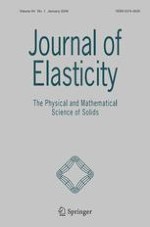 Journal of Elasticity 1/2009