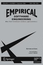 Empirical Software Engineering 3/2006
