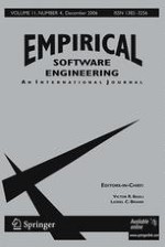 Empirical Software Engineering 4/2006